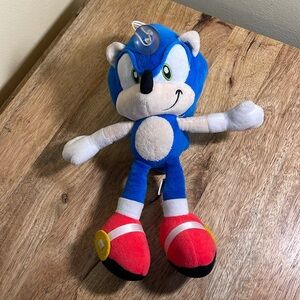 Sonic the Hedgehog plush, 12”